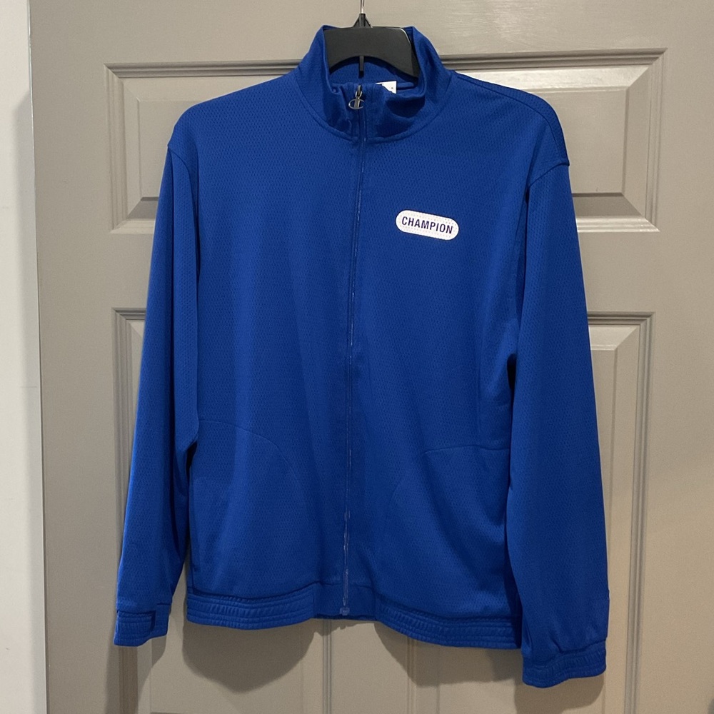 Champion Blue Full-Zip Sweatshirt